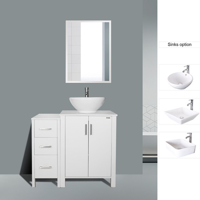 Wyndham Collection Sheffield 36 Single Bathroom Vanity Set With Mirror For Sale Online Ebay
