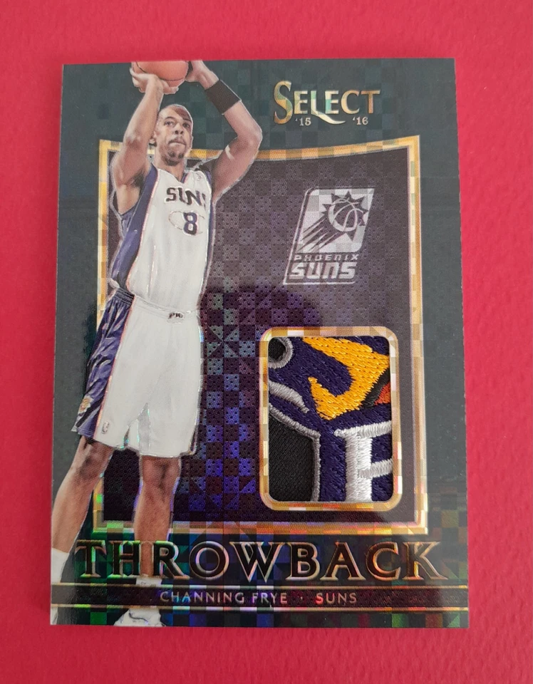 1 of 1 CHANNING FRYE 2015-16 SELECT THROWBACK BLACK PRIZM TRUE ONE OF ONE SUNS🤩 — 第 4/4 张图片