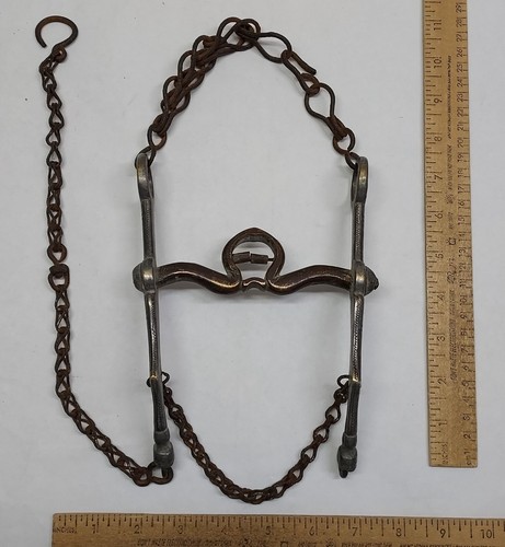 Horse BIT - HORSE LEG Shape Shanks - small rollers - 4 ½ mouth - listing #805242 - Imagen 2 de 10