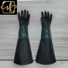 Gloves Sandblaster Rubber  for Abrasive Blasting Be Used on Sandblast Cabinet Sa