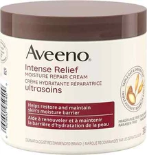 Aveeno Intense Relief Moisture Repair Cream,Unscented Moisturizer, 306mL