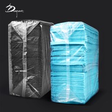 Tattoo Table Black Covers Clean Pad Disposable Lap Cloths 125 Sheets 18" x 13.5"
