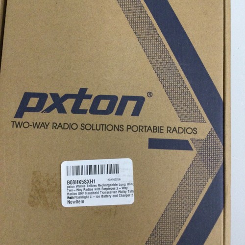 Radio Walkie Talkie Transceptor Portátil Dos Vías Pxton PX-888S Largo Alcance Nuevo - Imagen 5 de 5