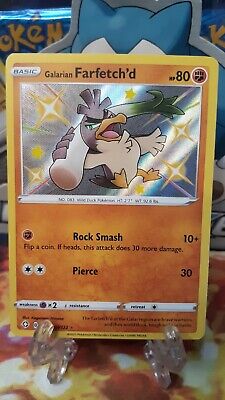 Galarian Farfetch'd (Shiny) - SV063/SV122 Shining Fates Pokemon TCG NM