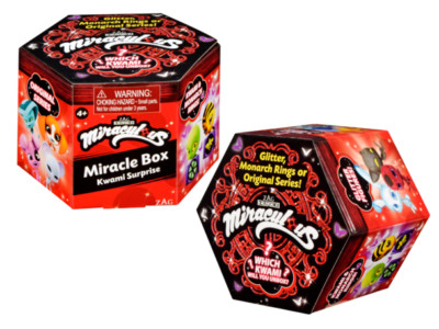 2 x Miraculous Kwami SERIES 8 MIRACLE SURPRISE Box GLITTER MONARCH ...
