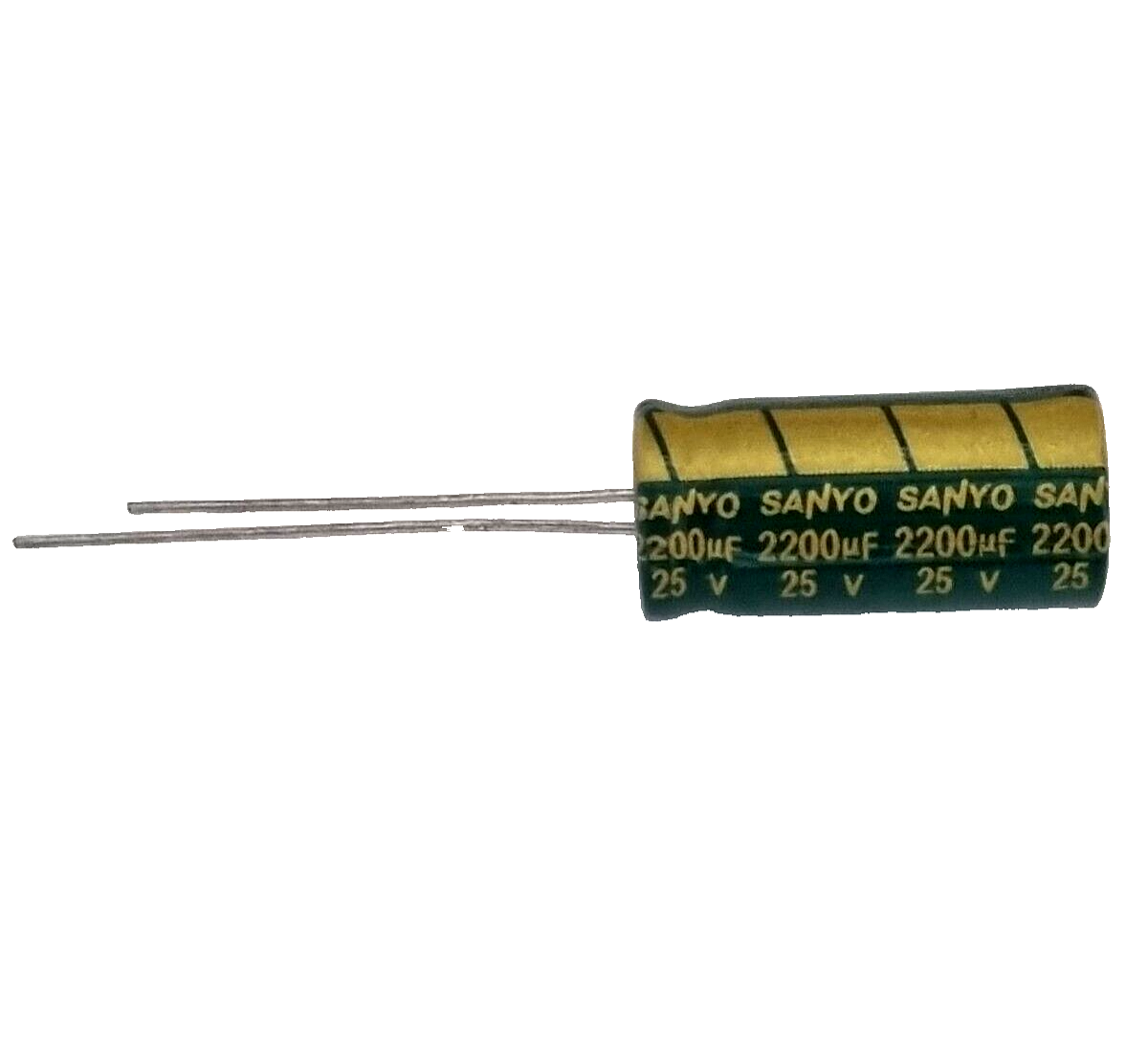 Ricambio Tv Condensatore Elettrolitico Sanyo 2200uF 25V 105°C - Confezione Da 3 Pezzi Per Riparazioni Elettroniche, TV, Audio Condensatori Sanyo Originali - Foto 10