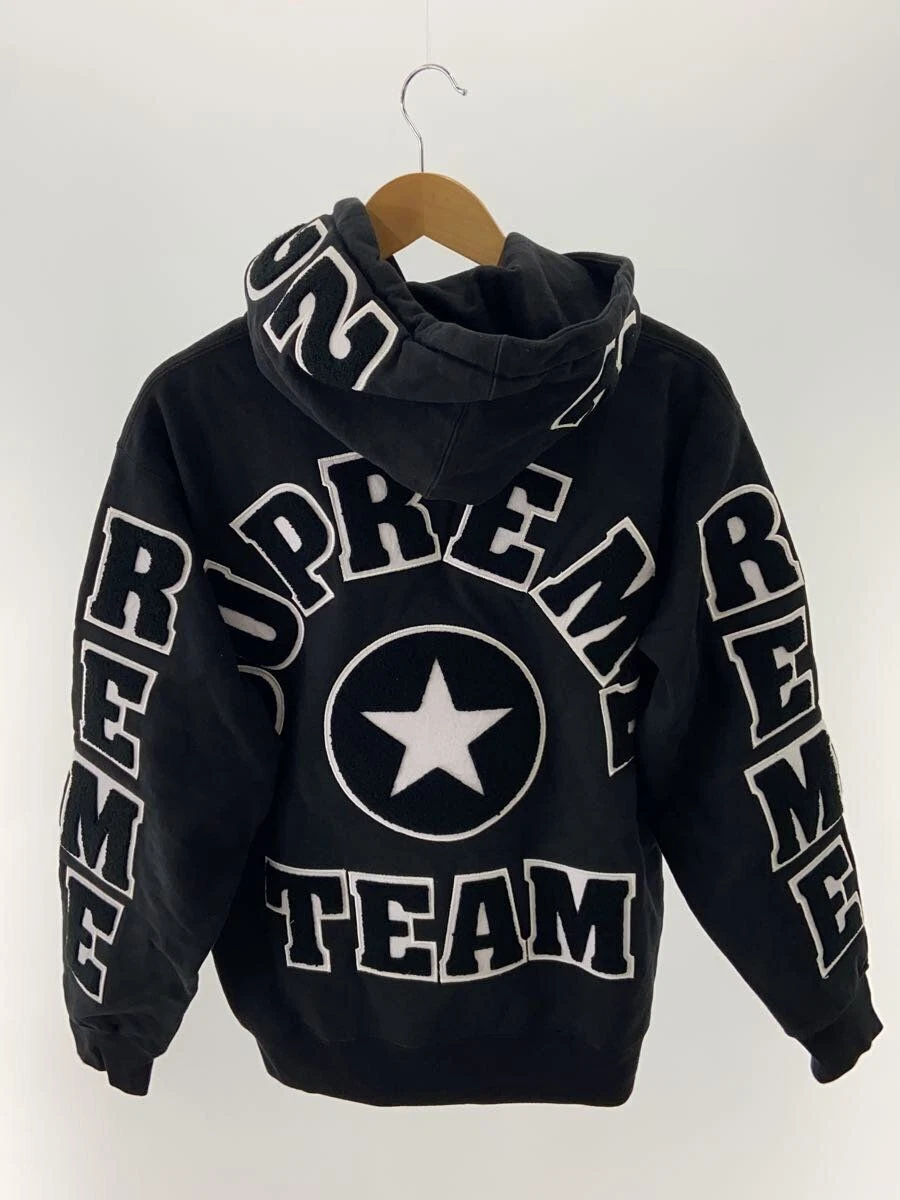 Supreme Felpa con Cappuccio S Cotone Nero TEAM CINIGLIA FELPE CON CAPPUCCIO Usata