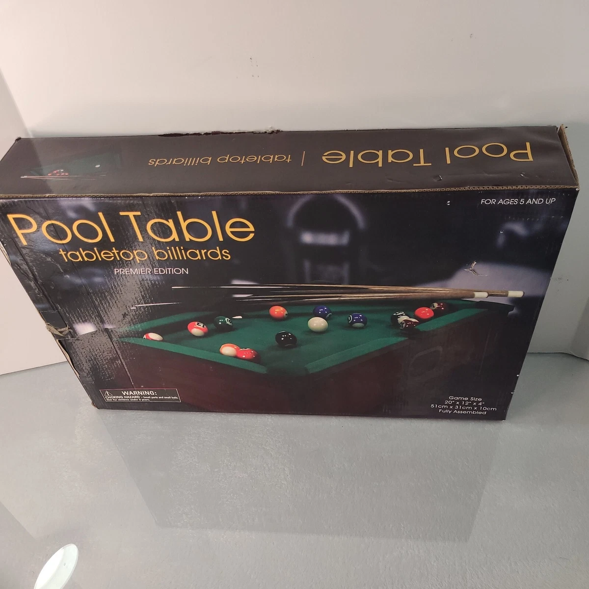 Westminster Tabletop Billiards Premier Edition Pool Table Model# 2480 for  sale online