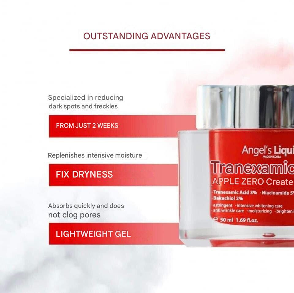 Angel's Liquid Tranxemic Mela Zero Cream 50ml/1.69 FL.oz. Made In
