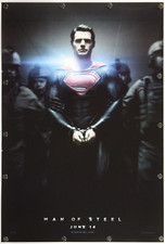 Man of Steel 2013 Superman Double sided Original Movie Poster 27" x 40"