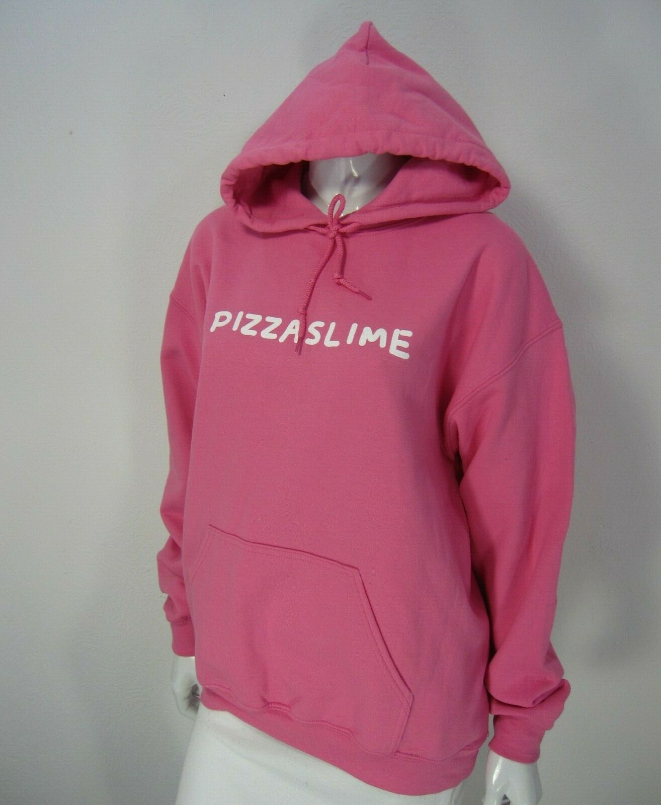 PIZZA SLIME PULLOVER Hoodie Size M Medium *RARE* PINK image 2