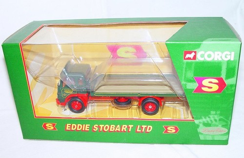 3x Corgi 1:50 EDDIE STOBART BEDFORD AEC GUY INVINCIBLE Platform Lorry Truck MIB! - Picture 6 of 9