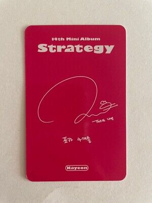 TWICE 14th Mini Album STRATEGY Official Photocard Sana Mina TWICE 14th Mini Album STRATEGY Official Photocard Sana Mina