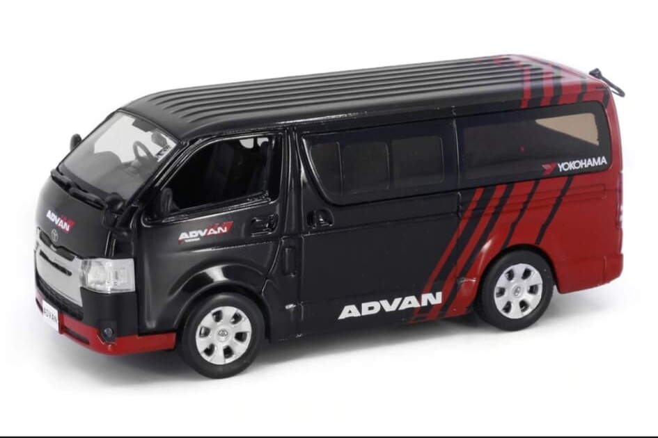 TINY TOYOTA HIACE ADVAN Van HONG KONG City 1/43 Discast Car