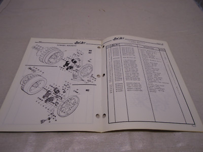 Vintage SnoJet Yamaha Engine 350cc 338cc 396cc Parts Manual OEM