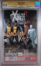 ❌🔥 CGC 9.8 BENDIS + IMMONEN SIGNED ALL NEW X-MEN #1 Wolverine 97 Deadpool 2013