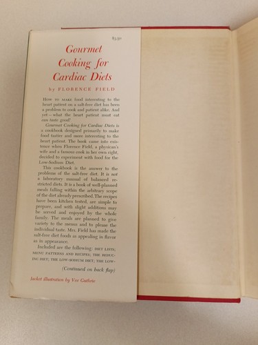 Gourmet Kochen für Herzdiäten (1. Auflage, Florence Field, 1951, HC, DJ) - Bild 13 von 15