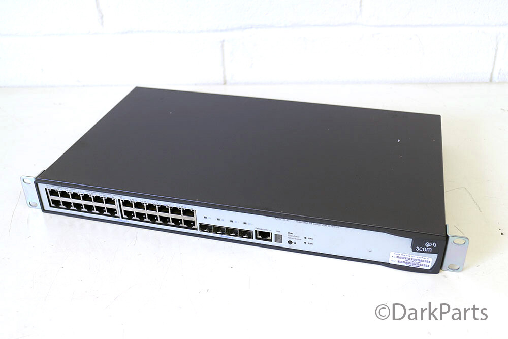 3COM 3CR17151-91 SuperStack 4 Switch 5500-SI 28-Port with Rack Mount ...