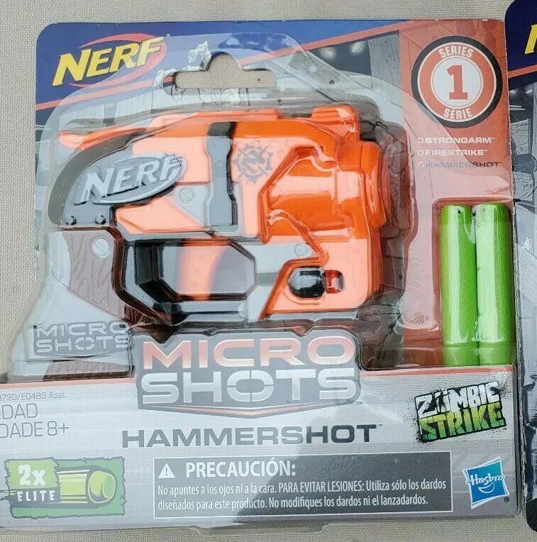 nerf microshots zombie strike hammershot