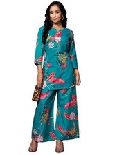 New Indian Beautiful Fancy Women Ethnic Kurta Pajama Set For Girls Women