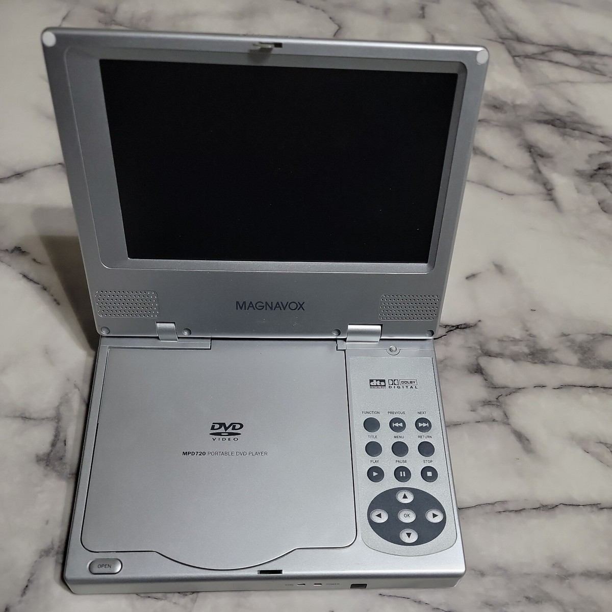 Magnavox MPD720 Portable DVD Player NO Power CORD 66661 | eBay