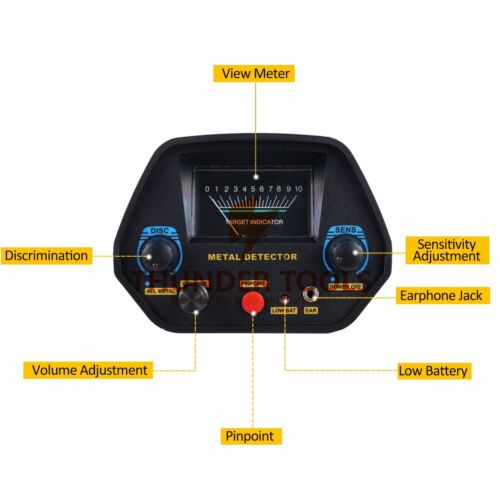 Thunder Tools New Metal Detector Underground Professional Depth Scanner Search - Picture 5 of 10