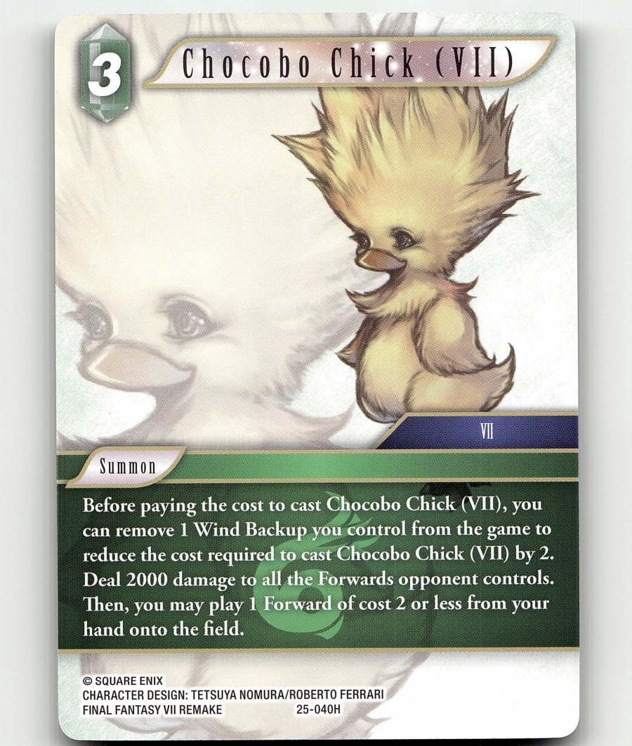 Final Fantasy Chocobo Chick (VII) 25-040H - Tears of the Planet
