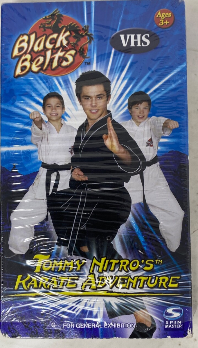 Spin Master VHS Release Tommy Nitro's Karate Adventure Black Belts