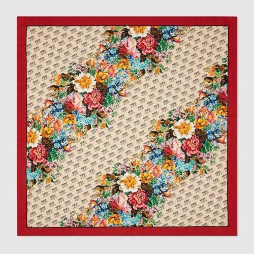 Cute GUCCI Beige GG Monogram Silk Elastic Headband Silk | eBay display picture 2
