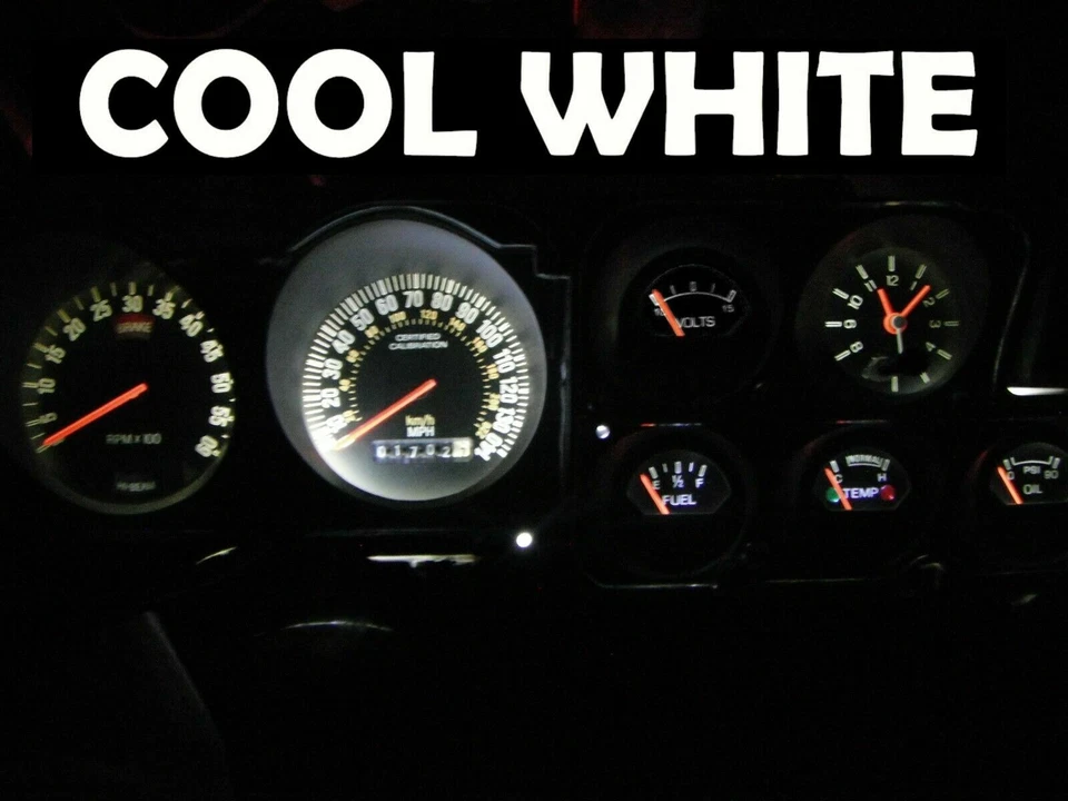 Gauge Cluster LED Dash Kit Cool White For 1972-1979 Ford Torino Ranchero Cougar — 第 2/4 张图片