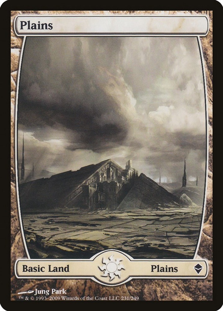 Plains - Full Art [ZEN - 231 Heavily Played]
