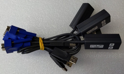 Lot of 4 MiniCom Tripp-Lite 1SU51079/R USB Smart KVM IP Switch Module REV 2.5