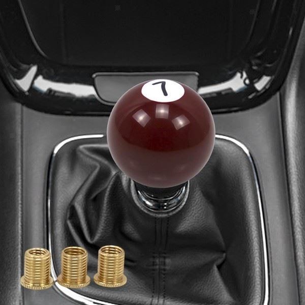 Eurowagens Schalthebelknauf Nummer 7 Poolball Acryl Easy To Install-image