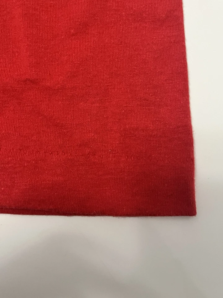 Camisa De Colección 50/50 Fifty 50 Is Nifty Bordada Pantalla Roja Estrellas L Cumpleaños EE. UU. Foto 4 de 4