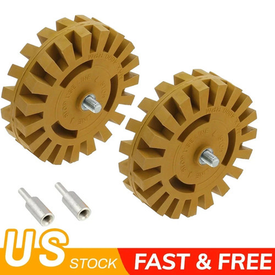 #ad 2X 4#x27;#x27; Car Decal Remover For 3M Glue Rubber Eraser Wheel Remove Adhesive Sticker $12.95