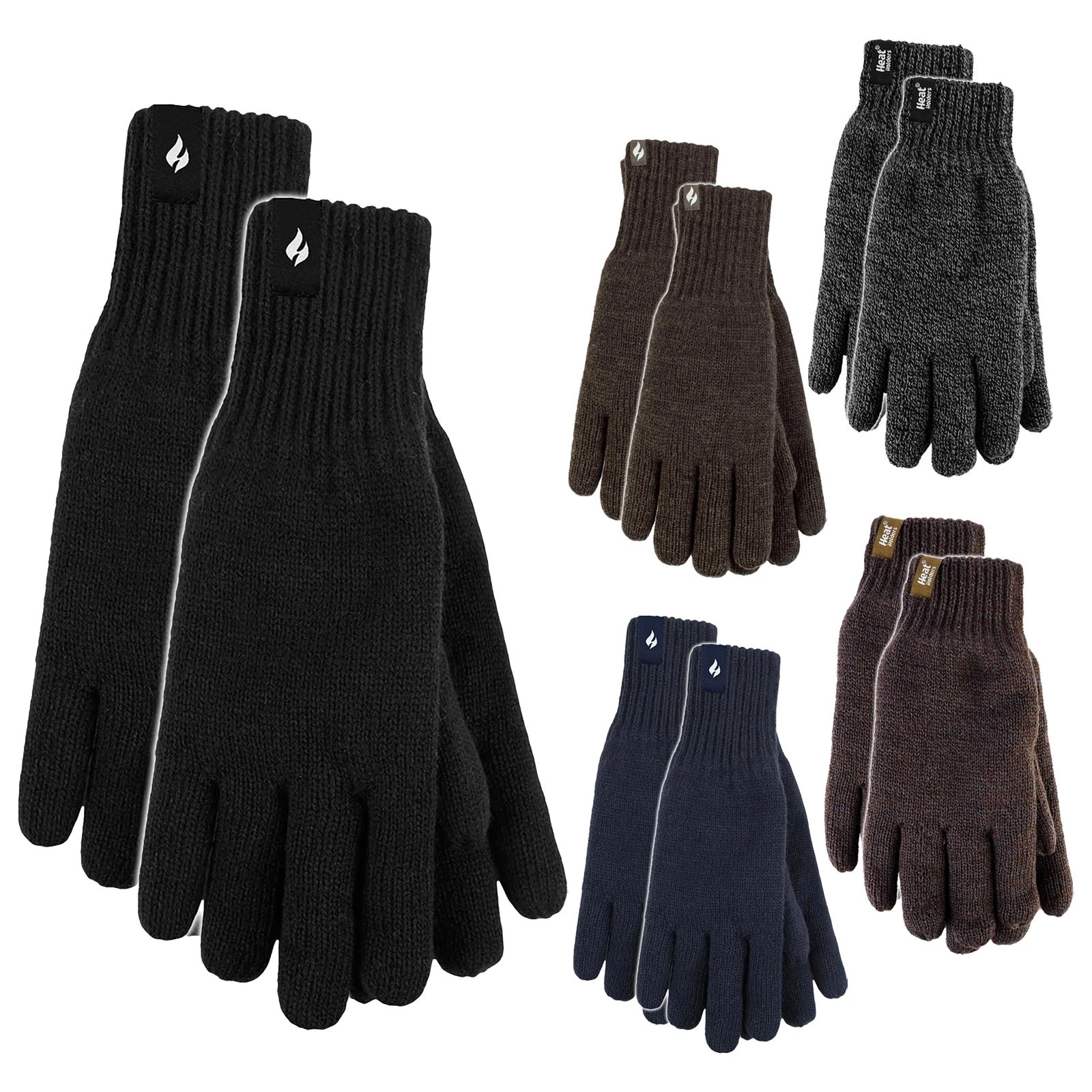 Mens Thermal Gloves by Heat Holders - 2 Multi Pack Insulated Gloves
Opens in a new window or tab