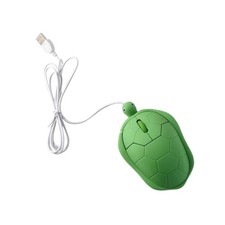 Vctitil Cute Turtle Shape USB Wired Corded Mouse,1200DPI 3 Buttons USB Plug N...