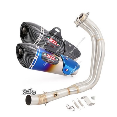 For Yamaha YZF-R7 2021-2025 Slip On Exhaust System Header Link Pipe Muffler Tip