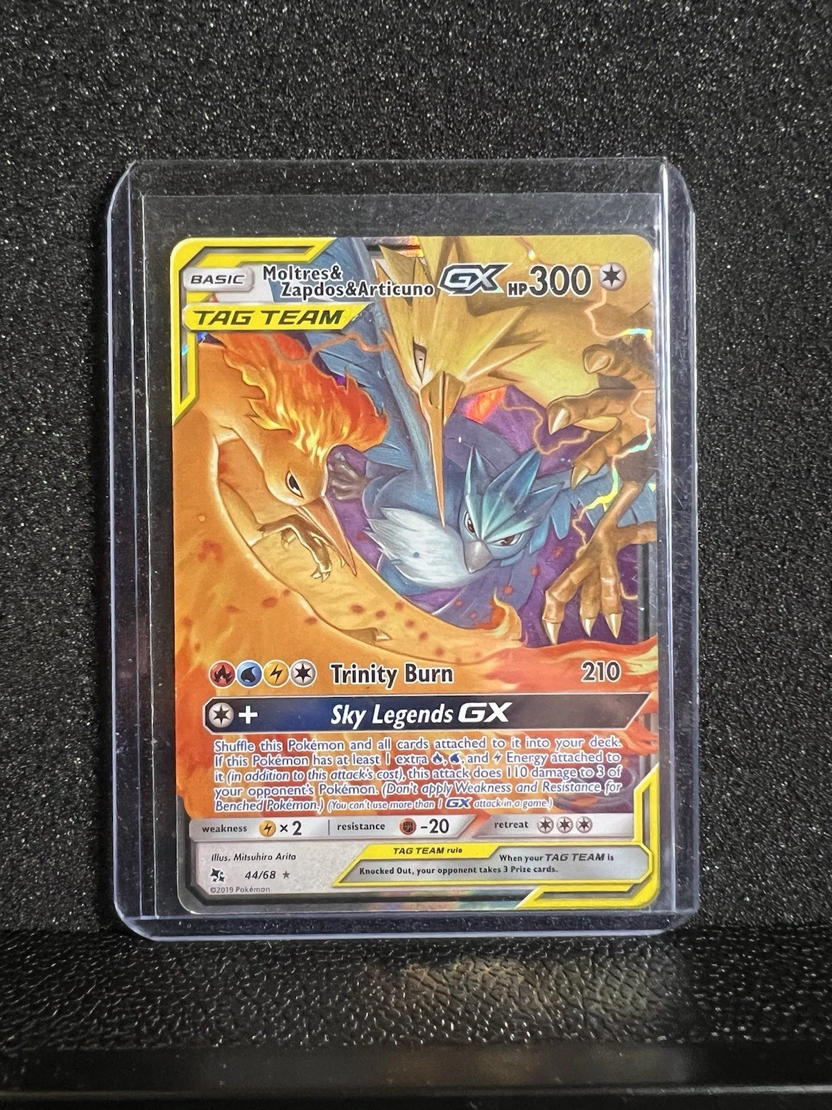 Deal for Pokemon - Moltres & Zapdos & Articuno GX - 44/68 - Hidden Fates