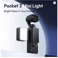 Ulanzi LM001 Pocket 3 Mini LED Video Light 3-Level Soft Vlog Stream