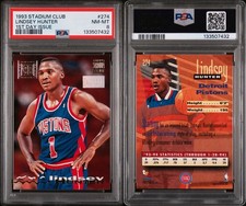 *** 1993 Stadium Club 1st Day Issue #274 LINDSEY HUNTER PSA 8 Near Mint Pop 1