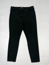 Express Dress Pants Womens 6S Black Stretch Skinny Leg Mid Rise Office Career