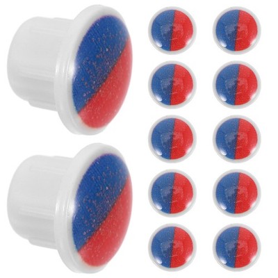 20 Pcs Faucet Decorative Hole Plug Handle Button Covers Index Buttons