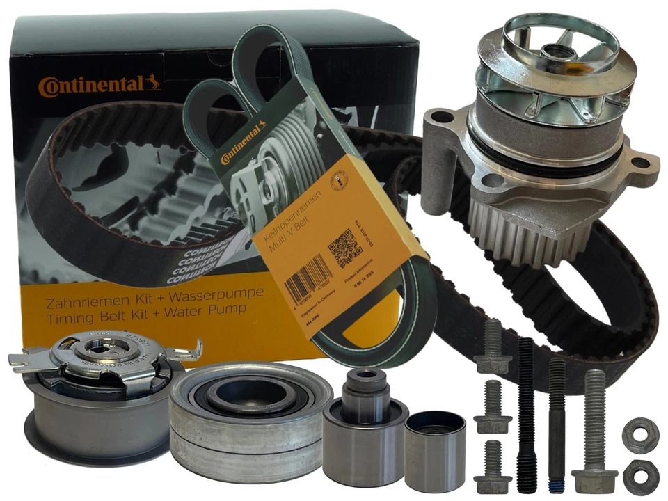 CONTI Zahnriemen Satz Wapu Keilriemen VW AMAROK T5 T6 MULTIVAN 2.0 TDI mit Klima