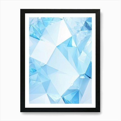 Abstract Geometric Composition Inte Framed Wall Art Poster Canvas Print Picture