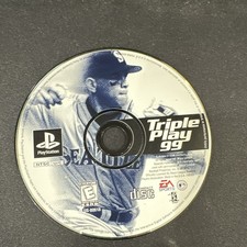 EA SPORTS Triple Play 99 PS1 Baseball, Triple Play Series, NTSC-U/C Disc Only