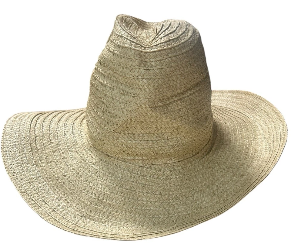 De Colección Gina’s Santa Fe Ala Ancha Natural Sombrero de Paja Western Boho Festival Para Mujer’s Foto 3 de 4