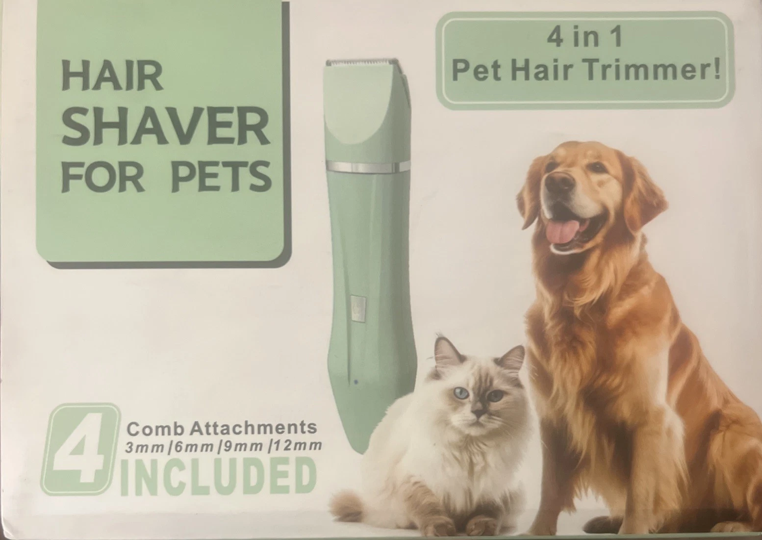 Pet Trimmer Grooming Kit - 4 In 1 Kit - New Sealed