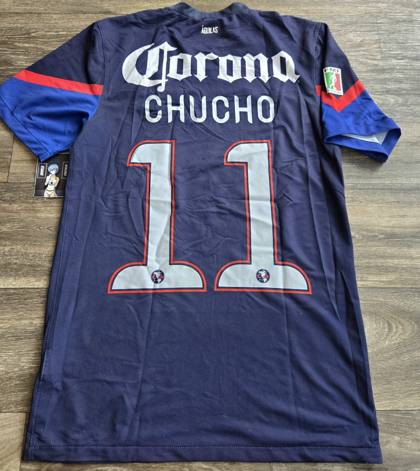 Nike Club America Aguilas 11/12 Away Chucho Benitez Futbol Jersey Size Small 