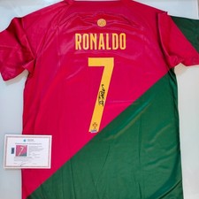 Cristiano Ronaldo CR7 Signed Autographed Portugal 2022 Jersey w/ COA